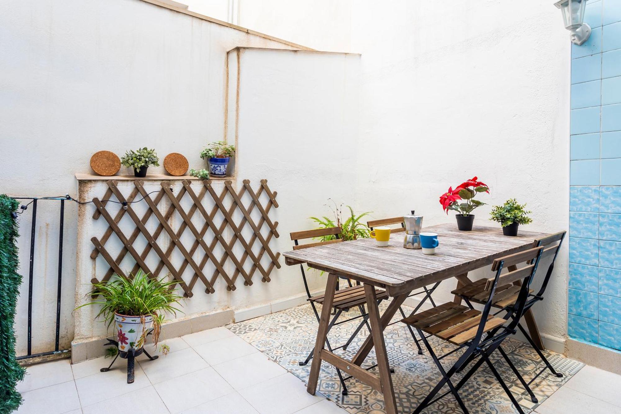 Big Apartment At Beach With Terrace Valencia Exterior foto